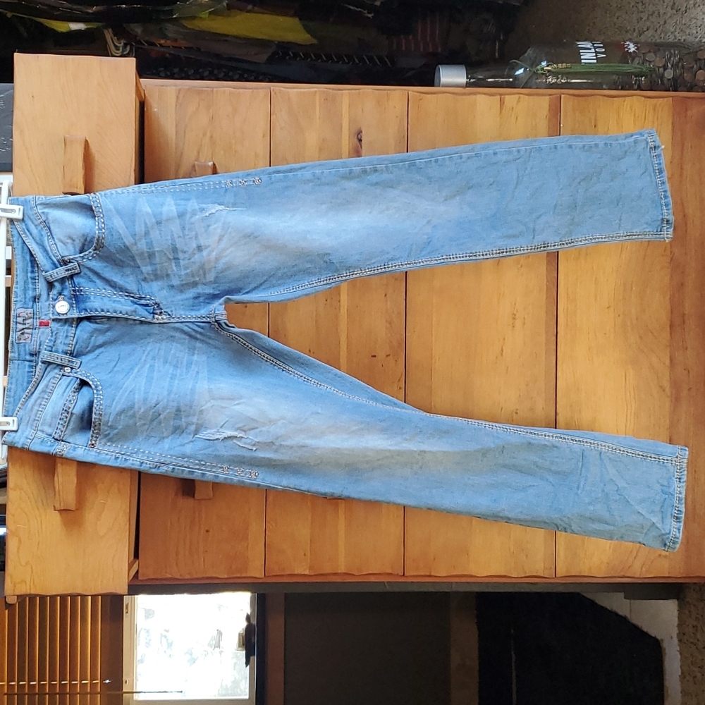 Ace of Diamonds: Men's Light-Blue Jeans, 28x30